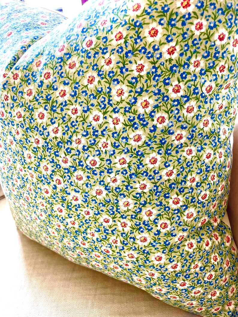 Modern Farmhouse Floral Pillow Covers Offwhite Back Rustic Etsy