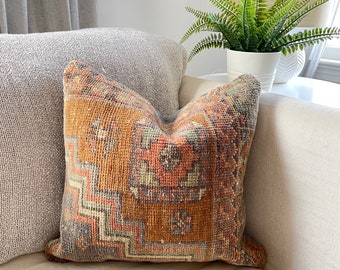 8x16 Bohemian Kilim Pillow,Decorative Pillow,Neck Throw Pillow,Hemp Pillow Pillow Cover,Bedding Pillow,Gray Pillow,Flat Pillow SP2040 1405