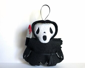 Ghost Mask Felt Plush Ornament
