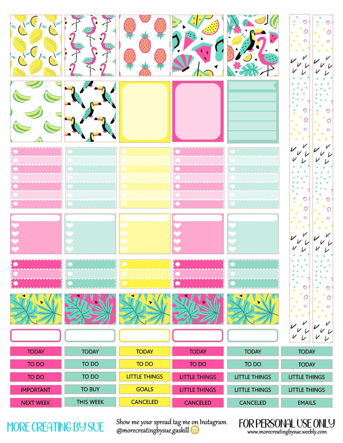 Mini Happy Planner Stickers