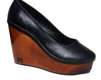 Office wooden heels cheap