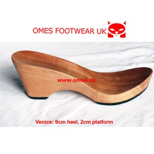 Wooden Platforms Soles Heels Clogs shoemaking accessories footwear parts components Repair crumbling Dansko and Sanita clogs image 4