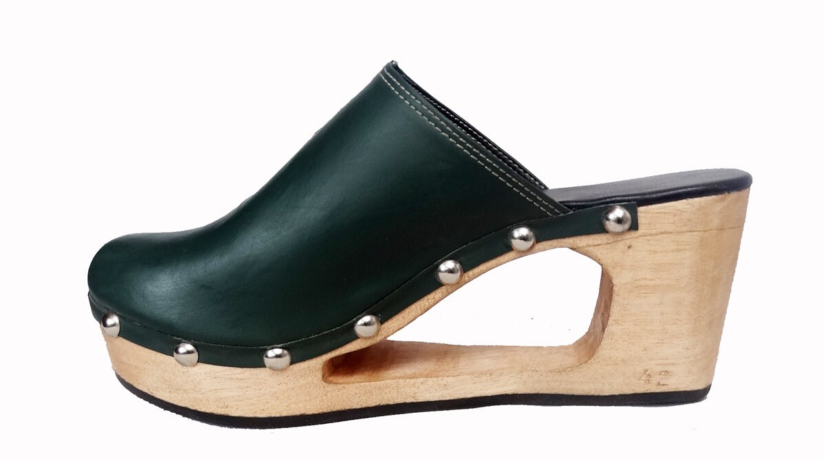 Open toe clog wedge on sale
