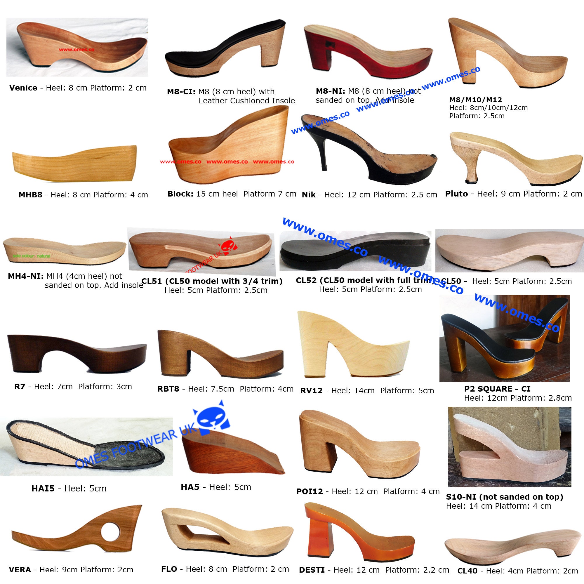 1 X Pair Wooden Heel Shoemaking Accessories Soles Footwear Components Repair Replace Crumbling Dansko and Sanita Clogs Etsy