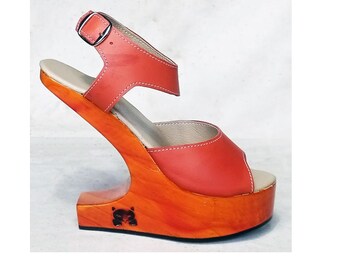 靴 ameri WOOD PLATFORM PUMPS Ameri（アメリ）の「WOOD PLATFORM PUMPS（パンプス）」 - WEAR