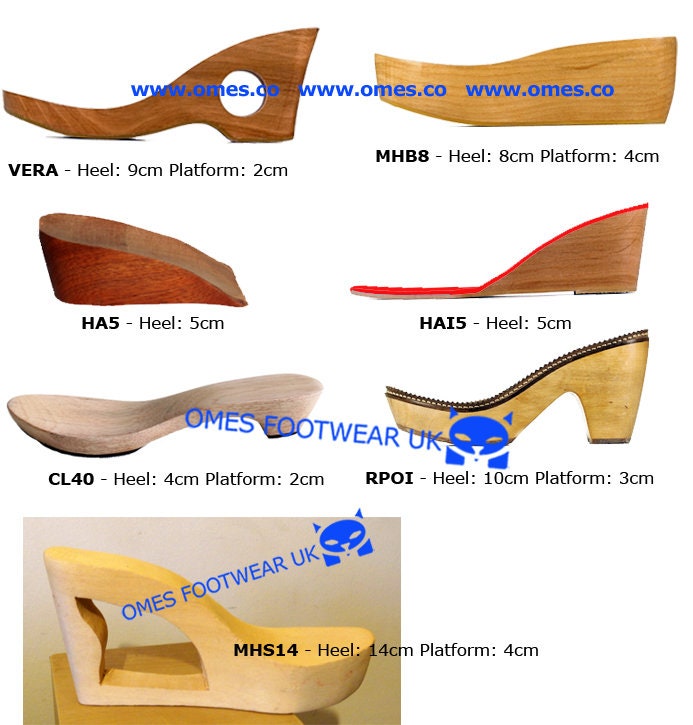 Shoemaking Kit Wooden Sole Base Leather Upper Make Your Own