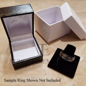 Tungsten Carbide Ring Straight Edge Rose Gold With Brushed Gray Dual Inlay Style Comfort Fit Wedding Band Mens Womens Jewelry 8mm or 6mm image 5