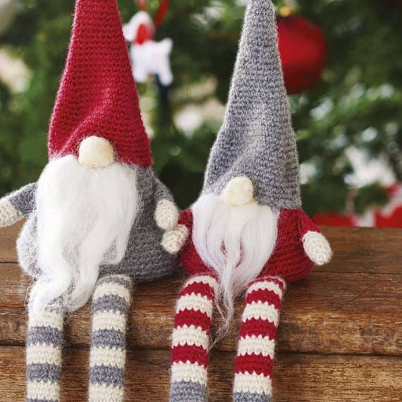 Download Christmas Gnomes Jultomten Crochet Pattern Instant | Etsy