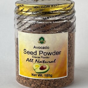 Avocado Seed powder 100g (Coarse powder)
