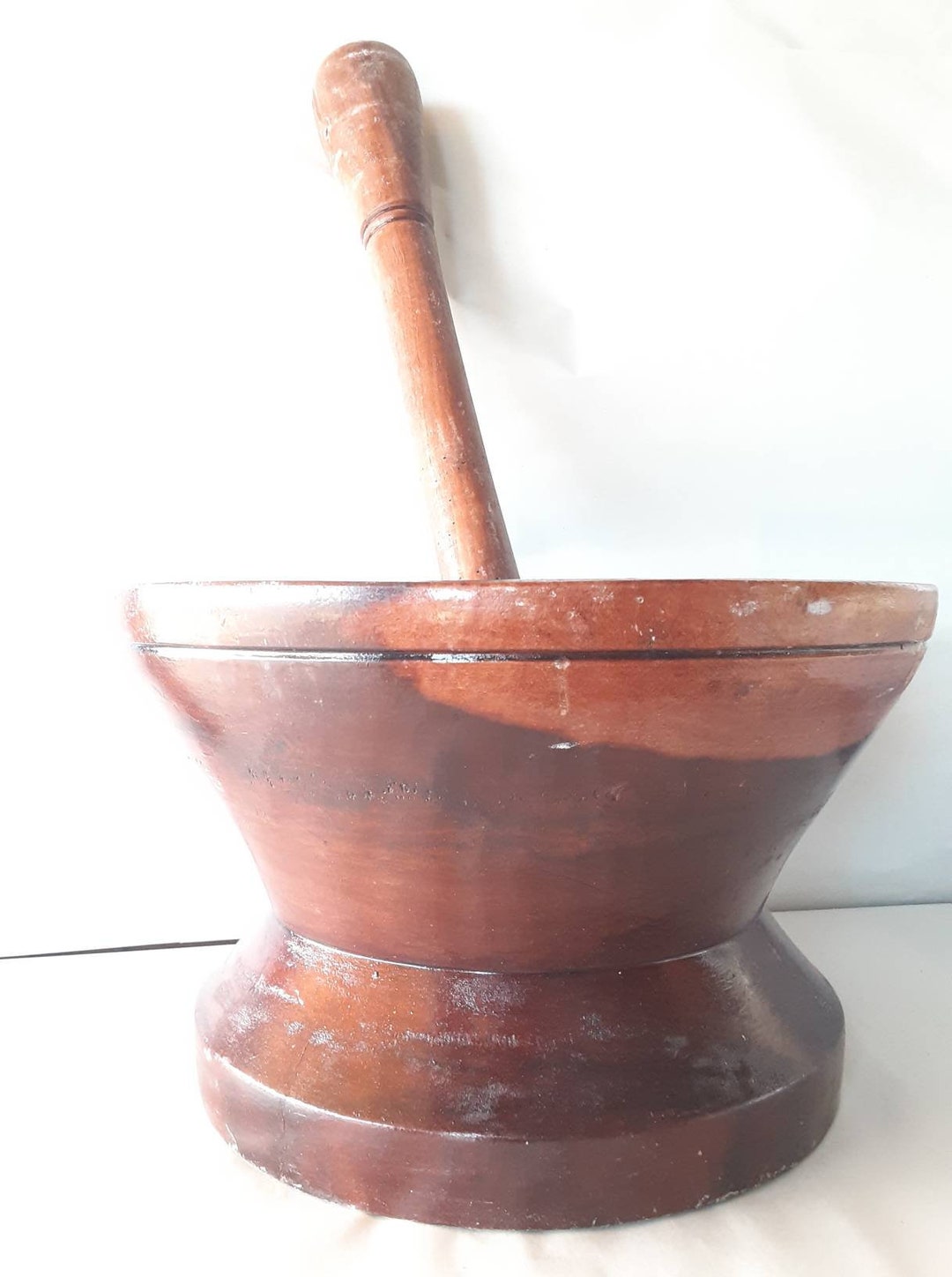 African Handmade Mortar and Pestle for Pounding/ Traditional Etsy
