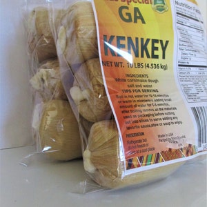 Packs of Fanti Kenkey / Ga kenkey / Banku (12 balls per Pack)