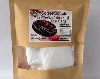 Sorrel , Sobo, Sobolo, Prekese/ Aidan Fruit Tea bags (30 bags)