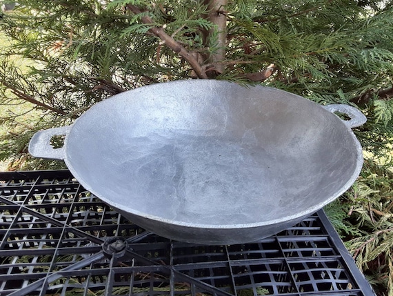 West African Traditional Hand-made Cast Frying Pan Sizes 14,16 18