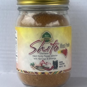 SHITO (Ghanaian spicy black pepper mixed powder)  12 oz