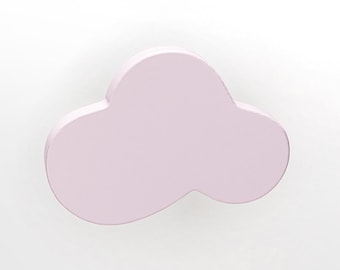 Furniture button cloud light pink - furniture handles, furniture heads for children's rooms