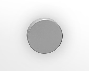 Furniture button Round grey - furniture handles, furniture heads for children's rooms