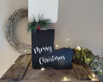 Christmas decoration, santa boot, festive ornaments