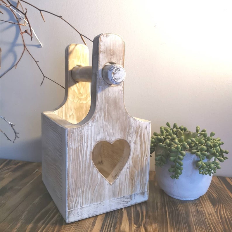 Toilet Roll Holder Quirky Loo Roll Wooden Rack Bathroom Etsy UK