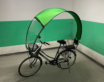 Ecological rain cover for men's and women's city bikes