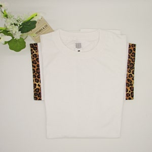 Herren T-Shirts, Ärmelmuster T-Shirt, weißes T-Shirt, Tierdruckdesign, großes T-Shirt, Herrengeschenk