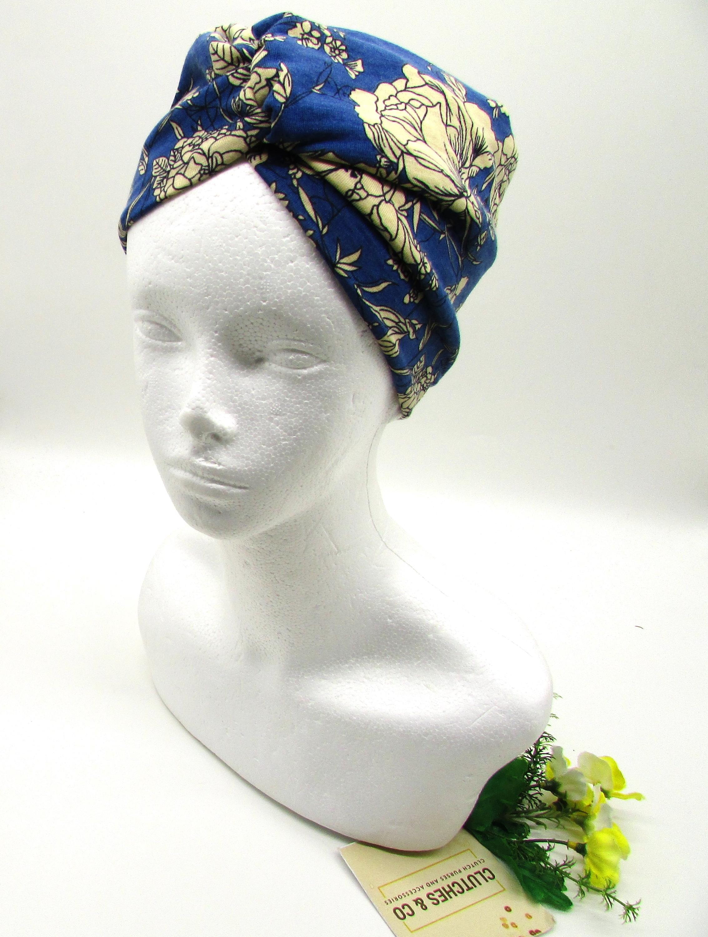 Floral + Solid Blue Twist Headbands Handmade NEW Amazon.com : AIBFRID 7 PCS Fashion Headbands for Women  main image 4