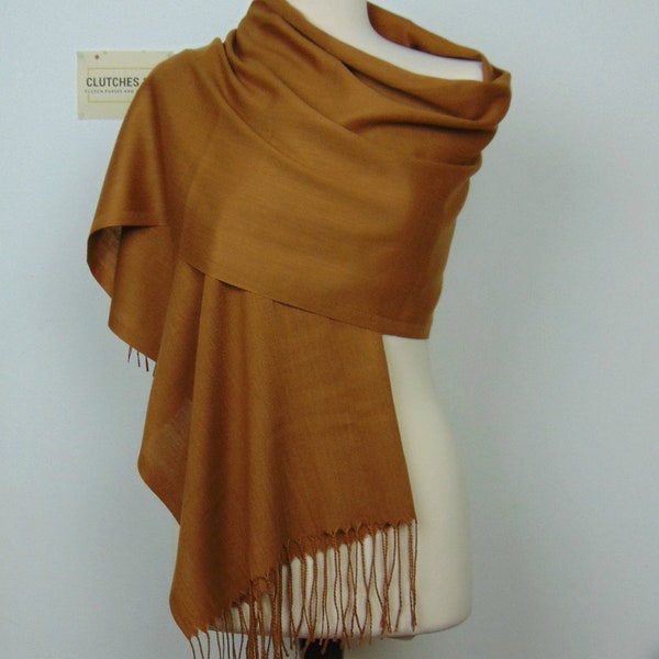 Brown Winter Warm Large Scarf, Ladies Scarf, Women's Scarves, Gift For Her, Ladies Gifts, Ladies Shawl