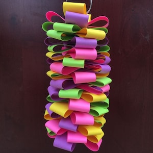 Paper Hanging, Kicker, Toss, Or Foraging Toy Perfect for Small Animals such as Rats, Rabbits, Hamsters, Ferrets, Birds, Guinea Pigs