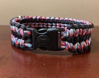 Paracord Hundehalsband Cobra aus Paracord