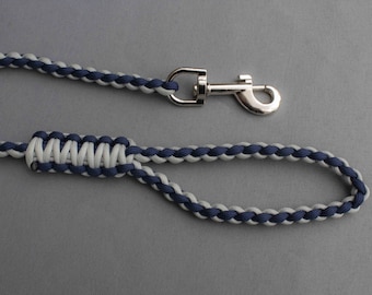 Handgefertigte 2-strängige runde Paracord-Hundeleine oder Führleine, stark, langlebig und wasserdicht, benutzerdefinierte Farboptionen, 3, 4, 5 und 6 Fuß Optionen