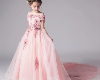 Kids Wedding Dress Etsy