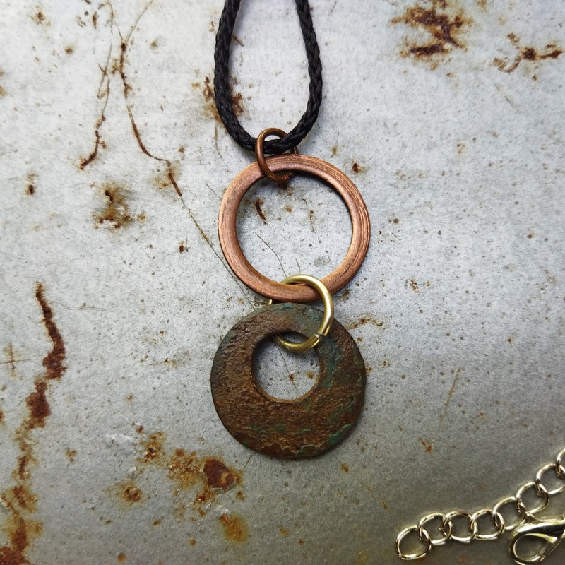 Washer Pendant - Etsy