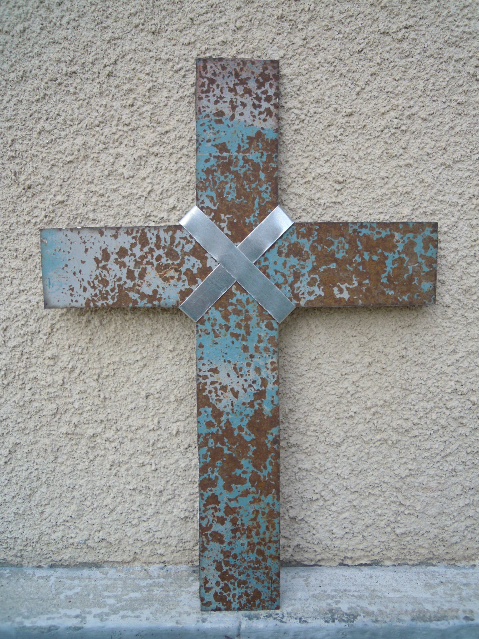 Metal Wall Cross Etsy