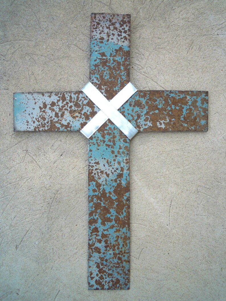 Metal Wall Cross Etsy