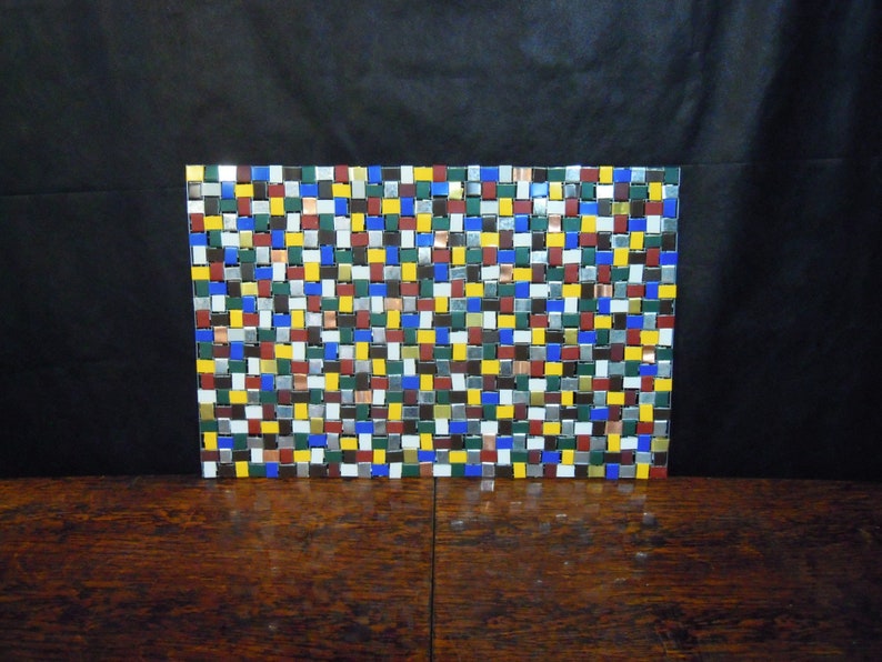 Metal Wall Decor Mosaic Wall Decor Wall Hanging Decor Metal Etsy