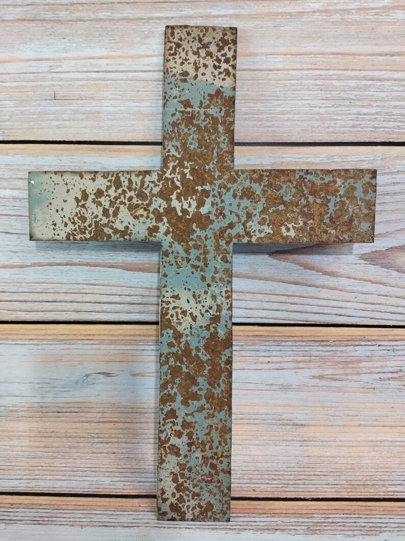 Metal Wall Cross Etsy