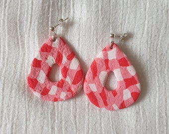 Rosette Polymer Earrings