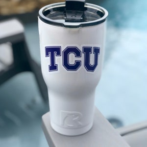 大学 Rtic、大学 Yeti スタイル タンブラー、あらゆる大学、カスタム カレッジ タンブラー、あらゆる大学デカール