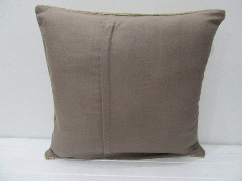 20x20 Vintage Beige Decorative Handmade Pillow