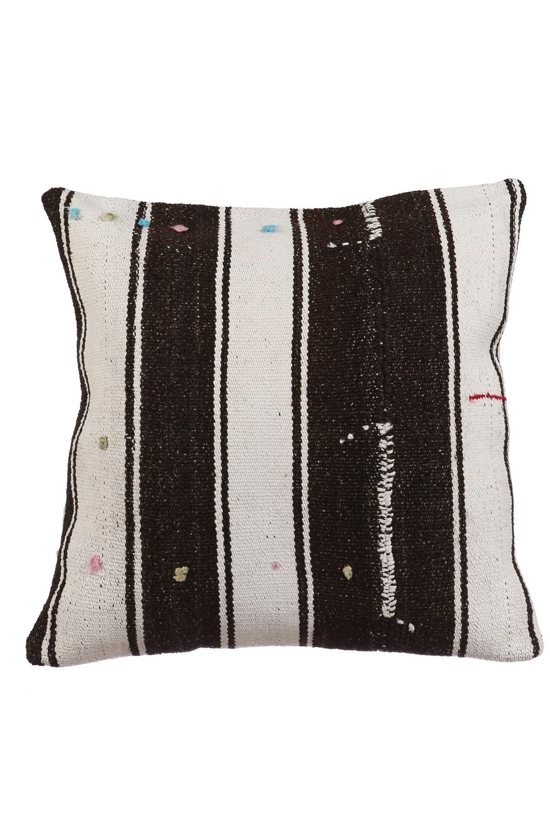 20x20 Vintage Striped Kilim Pillow Cover Etsy