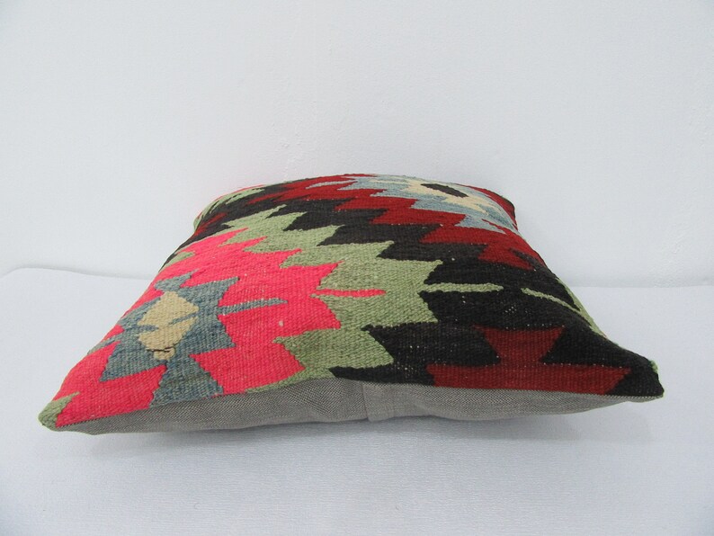 20x20 Vintage Handmade Turkish Kilim Pillow