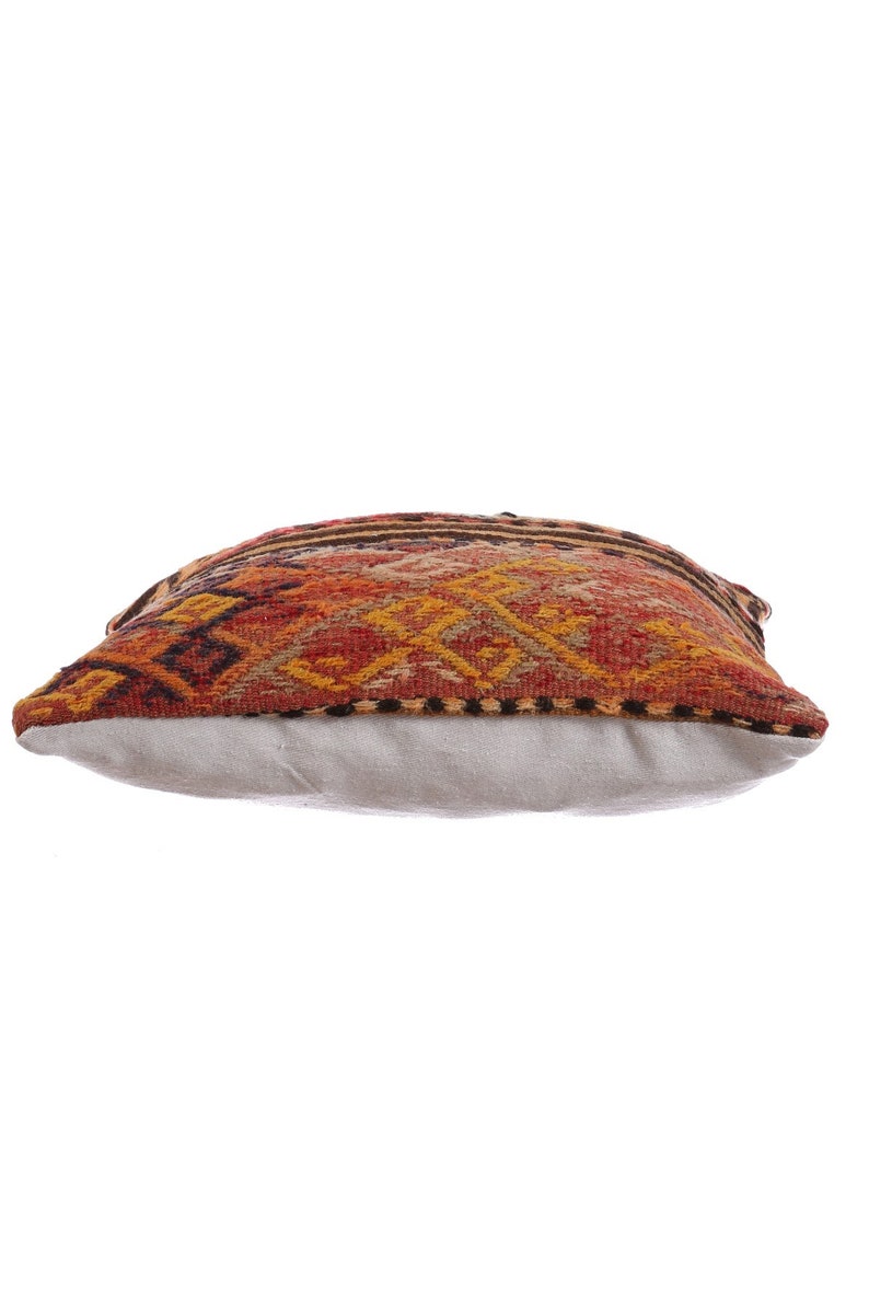 20X20 Handmade Embroidered Kilim Pillow Cover