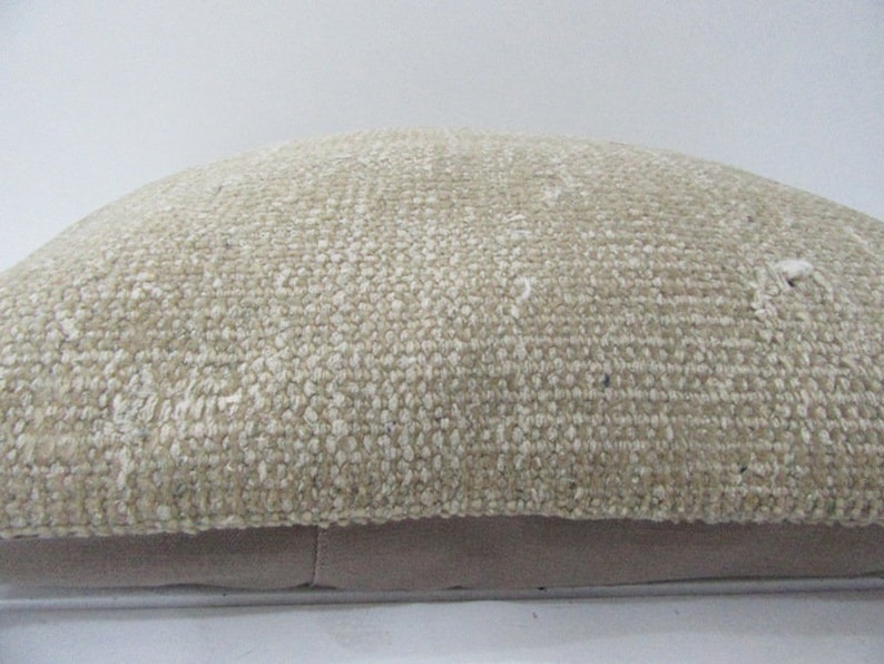 20x20 Vintage Beige Decorative Handmade Pillow
