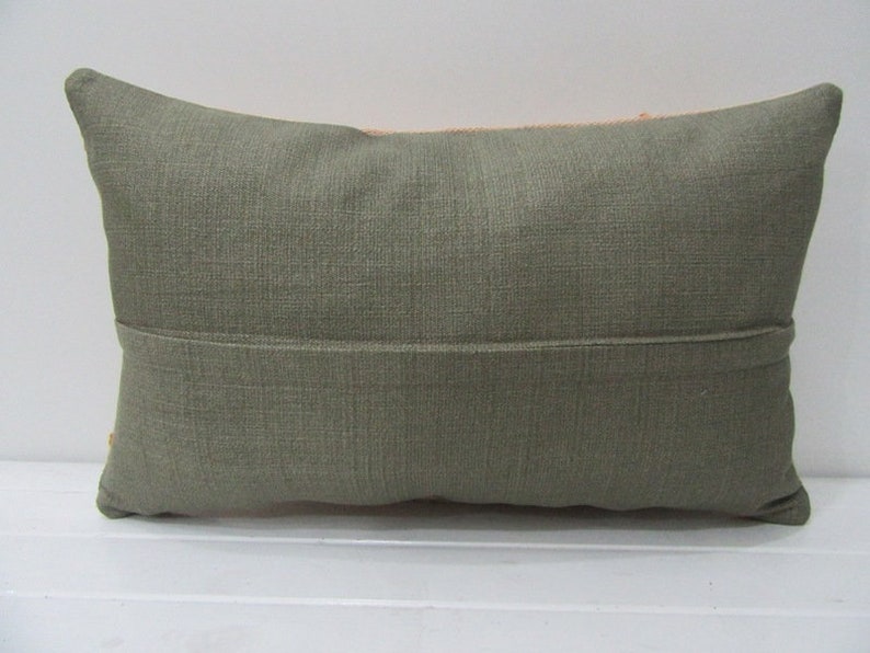 12x20 Handmade Embroidered Kilim Pillow