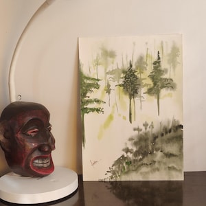 Nebbia della foresta
