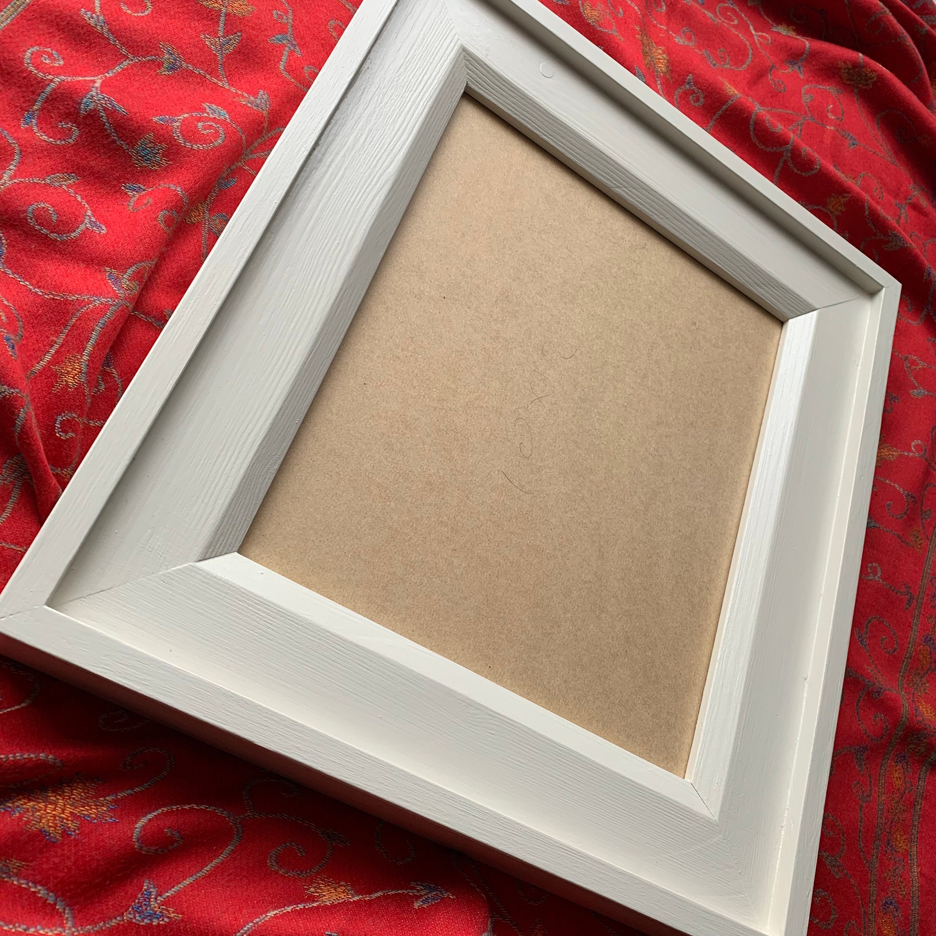 Handmade Picture Frame in Ivory 10x12 Deep Chunky Solid Etsy