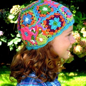 ebook/Instructions for a colorful crochet cap Gypsy image 2