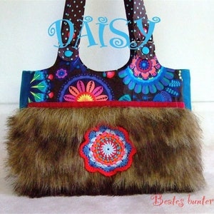 ebook/instructions for a colorful bag-daisy image 2