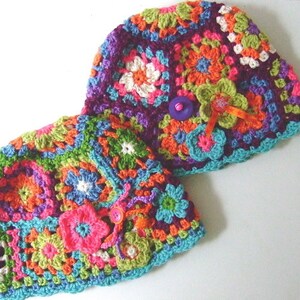 ebook/Instructions for a colorful crochet cap Gypsy image 3