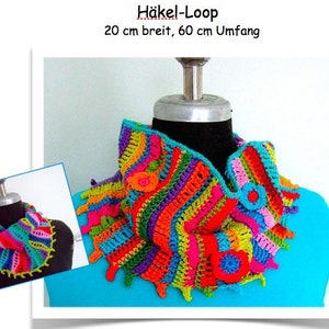 ebook/Instructions for a colorful loop/scarf image 1