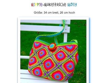 Anleitung/ebook für Häkeltasche Holly